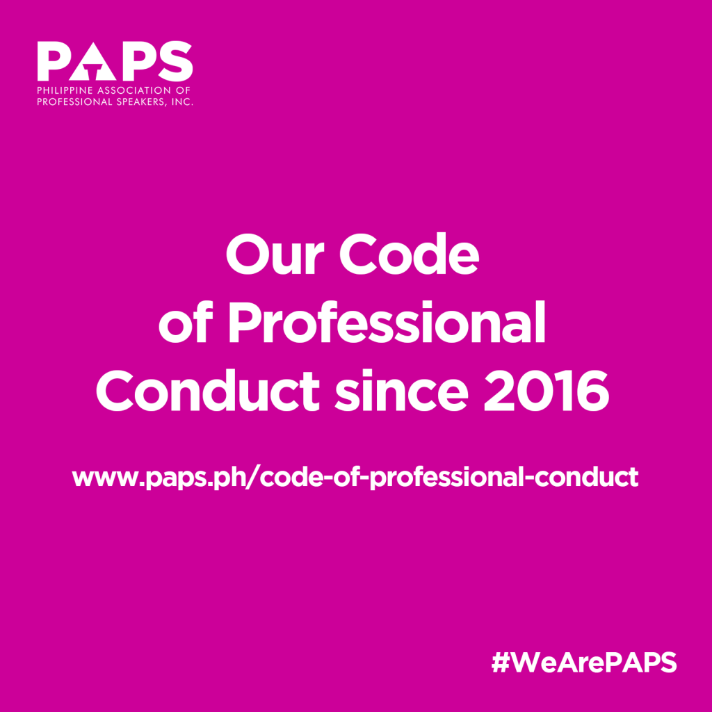 PAPS Code of Professional Conduct